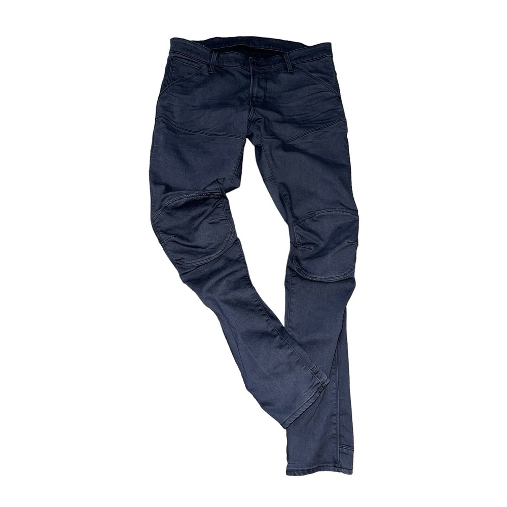 G-Star Raw Jeans Men 38X34 5620 Skinny Dark Wash Skater Emo Punk 3D Super‎ Slim